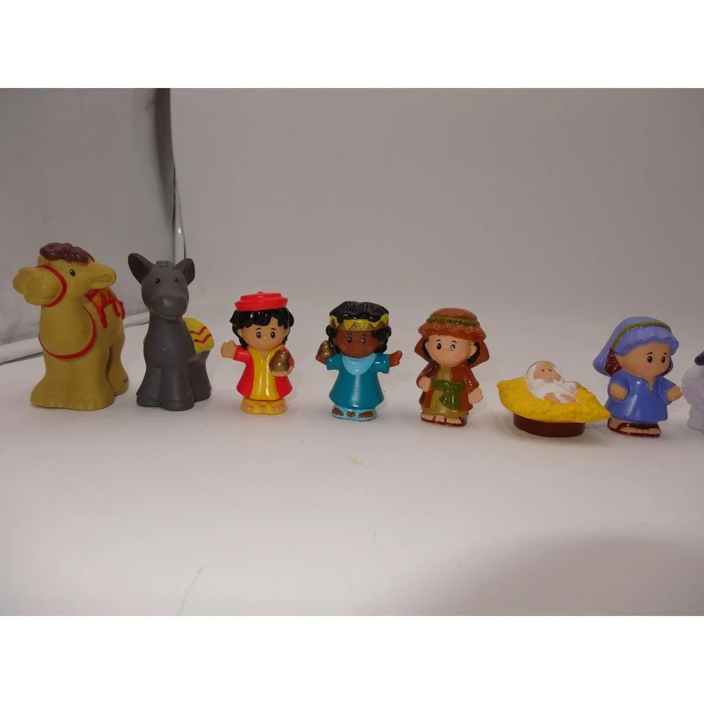 Fisher Price Nativity Set Little People Christmas Story Lights Sounds Works